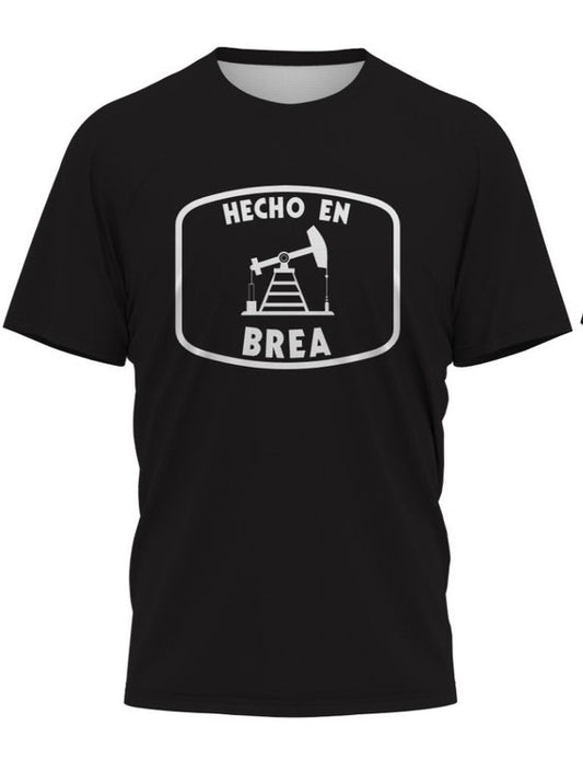 Mens black Hecho En Brea t-shirt